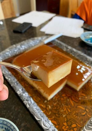 A picture of Japanese Custard Pudding.