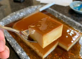 Update, Serving Recipe Japanese Custard Pudding Delicious Perfect