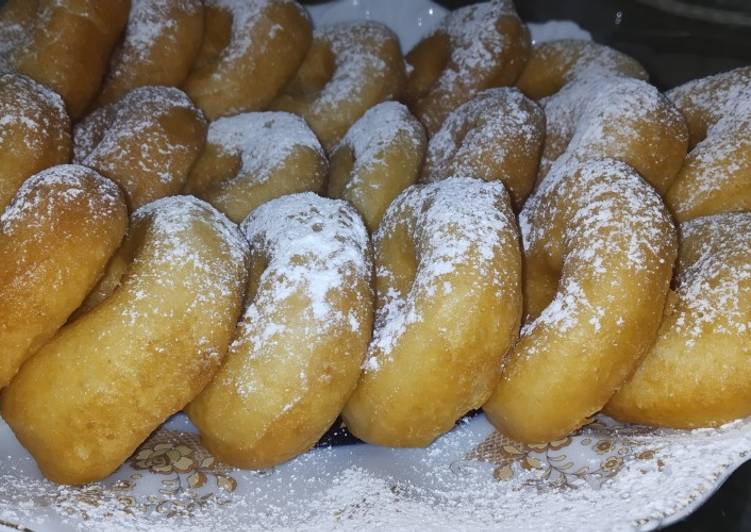 Steps to Prepare Speedy Classic doughnuts / Cook with Amna