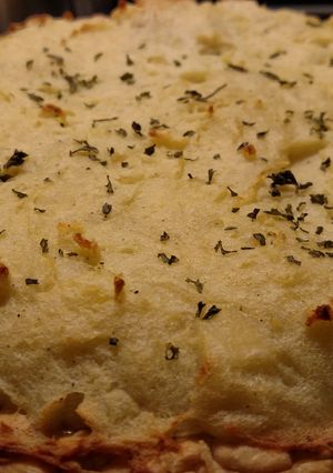 A picture of Savory Thanksgiving leftover pie.