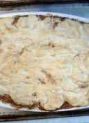 Biscuit topped Shepards Pie