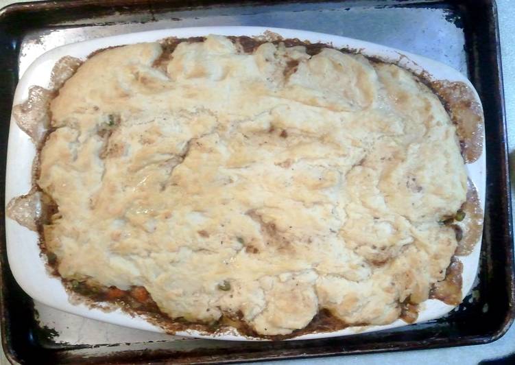 Steps to Prepare Super Quick Homemade Biscuit topped Shepards Pie