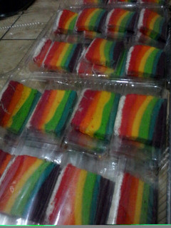 Foto resep Bolu kukus pelangi