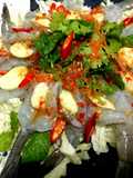 กุ้งแช่น้ำปลา