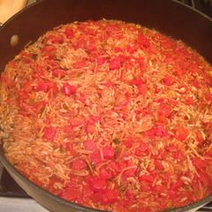 A picture of Spanish Rice.