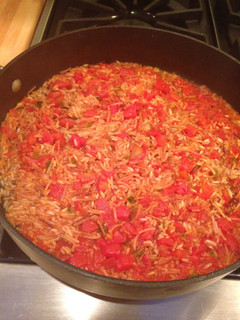 A picture of Spanish Rice.