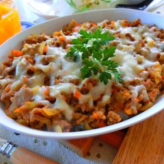 A picture of Dry Curry (Rice Gratin or Doria Style).
