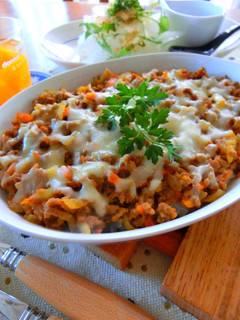 A picture of Dry Curry (Rice Gratin or Doria Style).