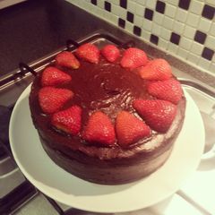 A picture of Rich Chocolate cake.