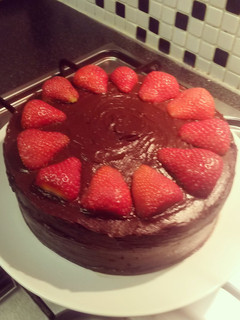 A picture of Rich Chocolate cake.