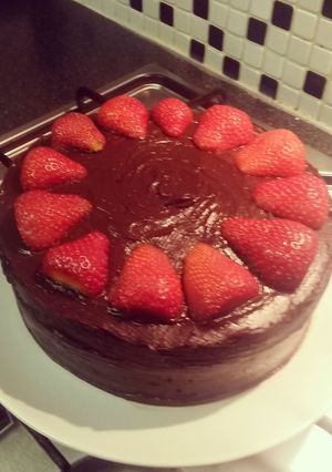 A picture of Rich Chocolate cake.