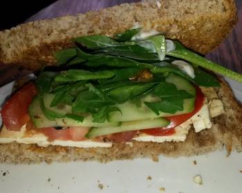 Best Recipe Greek salad sandwich Most Delicious