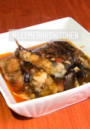 A picture of Catfish pepper soup.