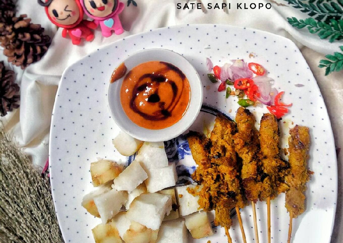 Sate sapi klopo