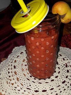 صورة لوصفة عصير مشمش وكرز 👍👍👌👌🌷