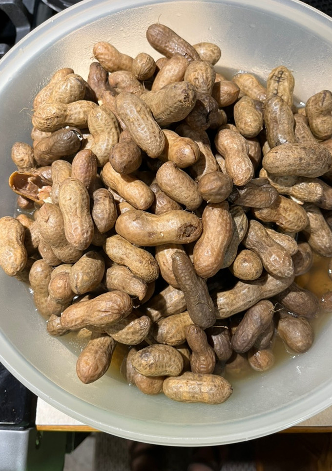 A picture of Boiled Peanuts 🥜.
