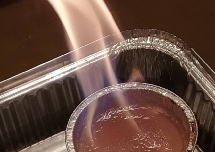 Creme brulee alle pesche