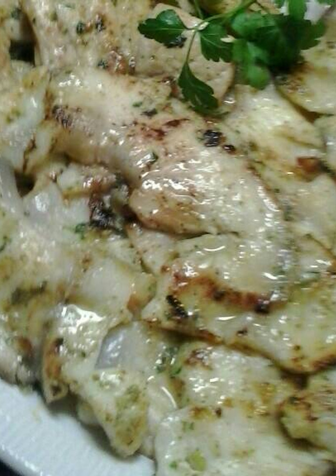 Una foto de Filetes de toro de mar plancha