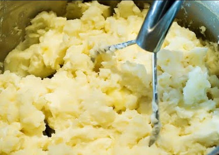 Steps to Prepare Favorite No butter mash