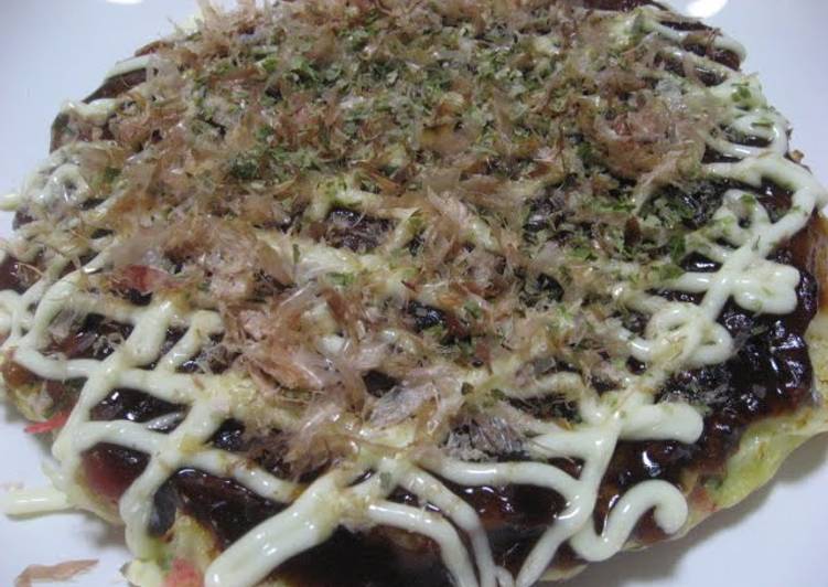 Recipe of Perfect Kansai-style Okinomiyaki