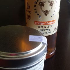 A picture of Lavender Honey Syrup.