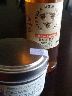 A picture of Lavender Honey Syrup.