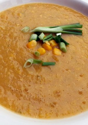 A picture of Vegetarian Soup.