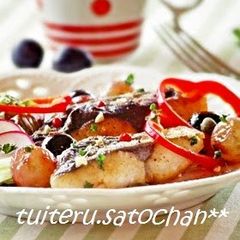 A picture of Garlic Sautéed White Fish in Grape Sauce.