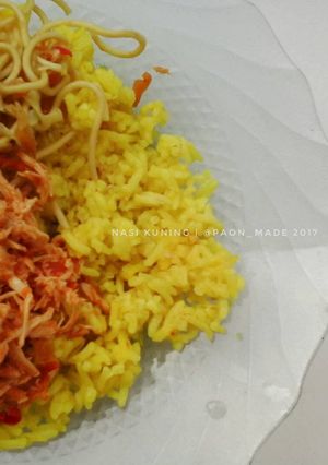 Foto resep Nasi kuning ala Paon Made (No santan)