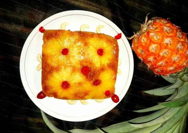 Steps to Make Speedy Pineapple Upside-down Cake