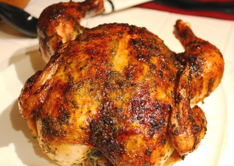 Steps to Make Homemade Roasted chicken