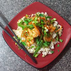 A picture of Thai Shrimp and Green Bean Curry.