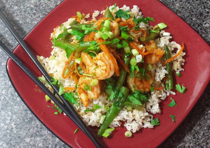 Recipe of Quick Thai Shrimp and Green Bean Curry