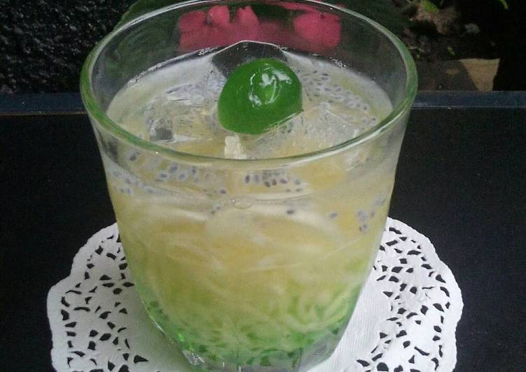 Resep: LezatEs sirup melon blewah