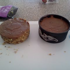 A picture of Coconut chocolate pie.