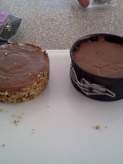 A picture of Coconut chocolate pie.