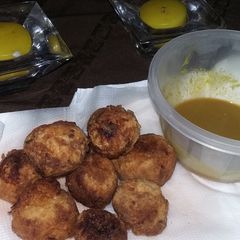 A picture of Deep Fried Apple-atoes.