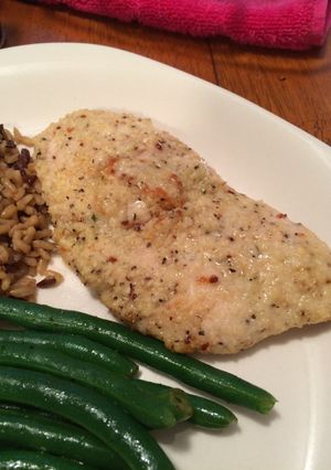 A picture of Baked Parmesan Chicken.