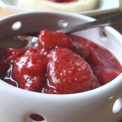 A picture of Mom's Strawberry Jam.