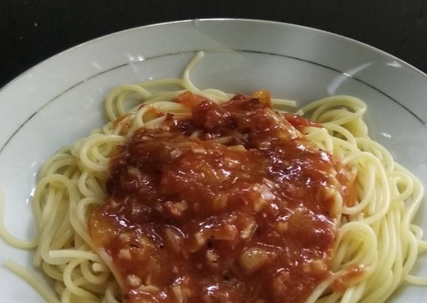 Spaghetti Bolognese Kornet Sapi