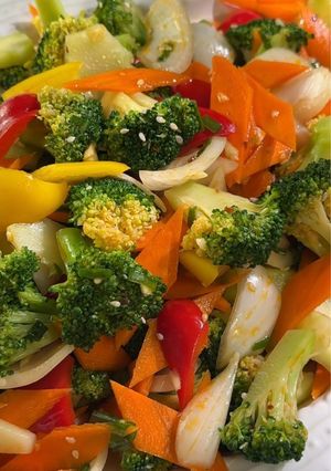 A picture of Chinese-Style Broccoli Salad(凉拌西兰花).