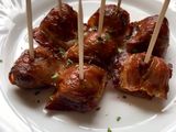BBQ húsgolyó baconben