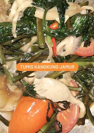 Foto resep Tumis Kangkung Jamur Tiram