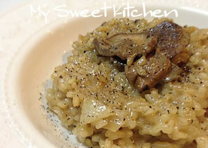 Authentic Porcini and Cream Risotto