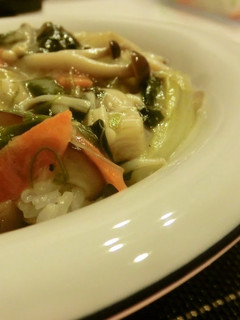 A picture of Vegetable-filled Chinese Rice Bowl.