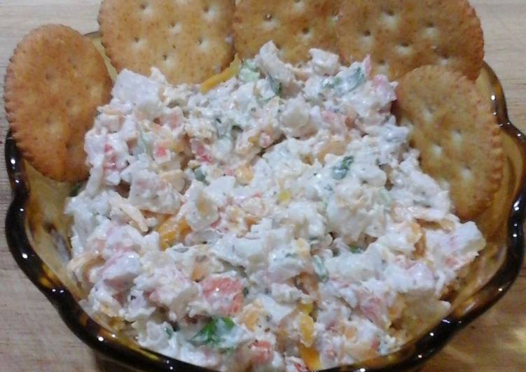 Steps to Make Quick Imitation Crab Salad