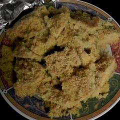 A picture of Cornbread for dressing.