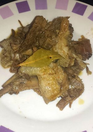 A picture of Pigeon Fricassee.