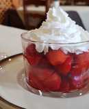 Fresas con nata