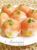 Sushi Balls with Cured Ham & Corn